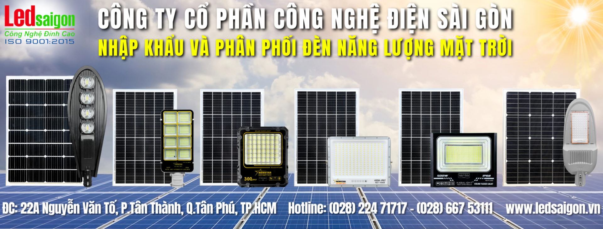 Địa chỉ bán đèn năng lượng mặt trời cao cấp