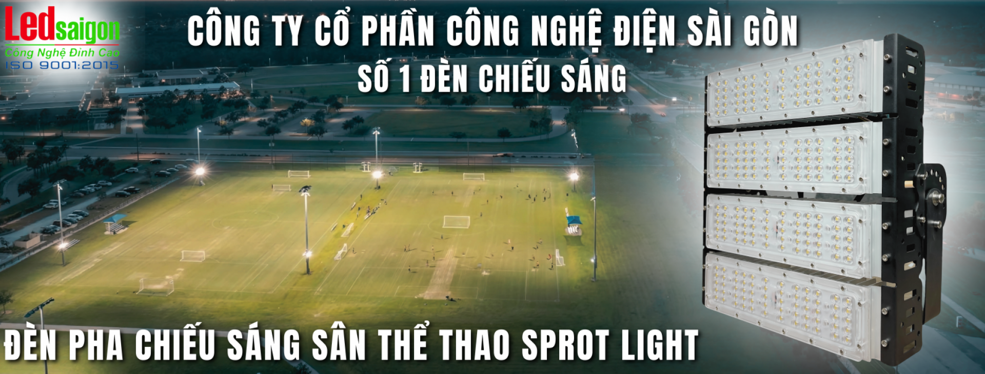 Đèn led cho sân bóng đá