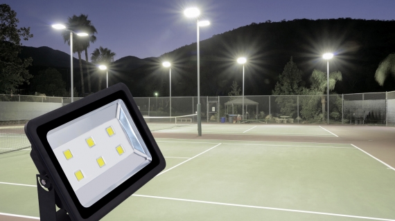 ĐÈN PHA LED 300W CHO SÂN TENNIS GIÁ TỐT