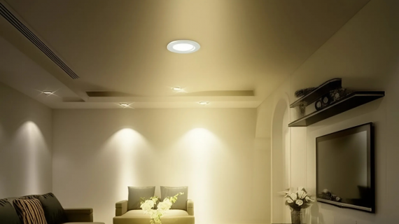 Thiết Kế Đèn Led Âm Trần Để Biến Hóa Phòng Khách Thêm Phần Sang Trọng
