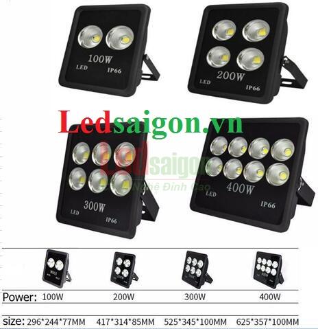 Đèn pha led 400w IP66