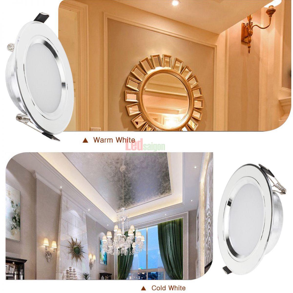 địa chỉ bán đèn downlight 3 màu ở đồng nai