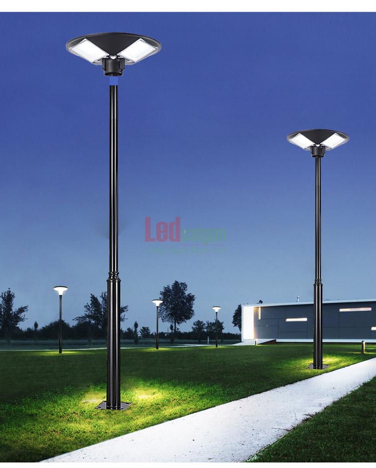 Đèn trụ sân vườn năng lượng mặt trời UFO 120W giá rẻ bán tại TPHCM