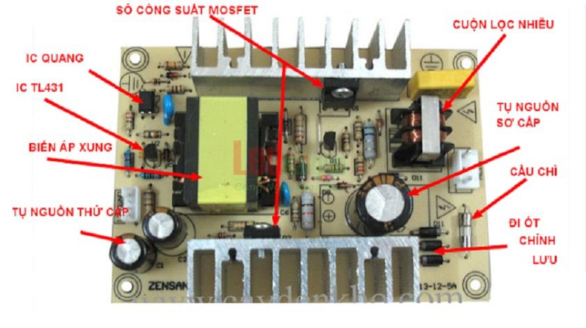 phân phối nguồn tỏ ong 24v tại chợ nhật tảo