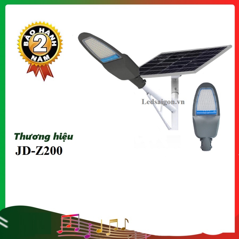 đèn đường năng lượng mặt trời JD - Z200W