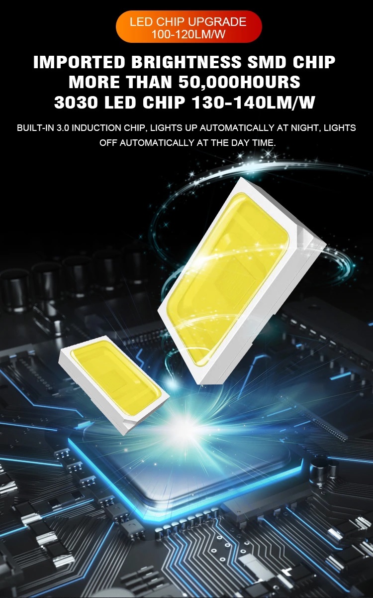 Đèn đường led năng lượng mặt trời 500W siêu sáng