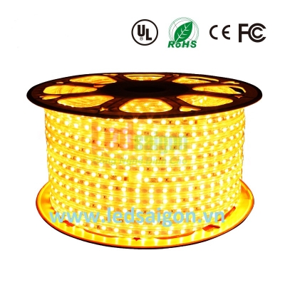 Led Cuộn 100M SMD 5050 Vàng