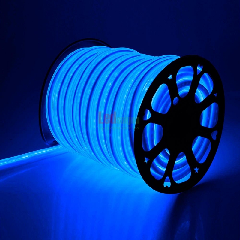 Led Dây Neon Flex 100M Màu Xanh