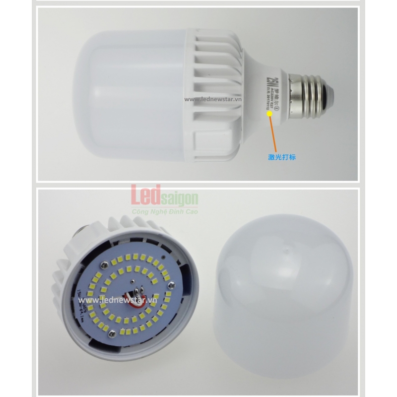 Búp Trụ Nhôm Newstar 20W