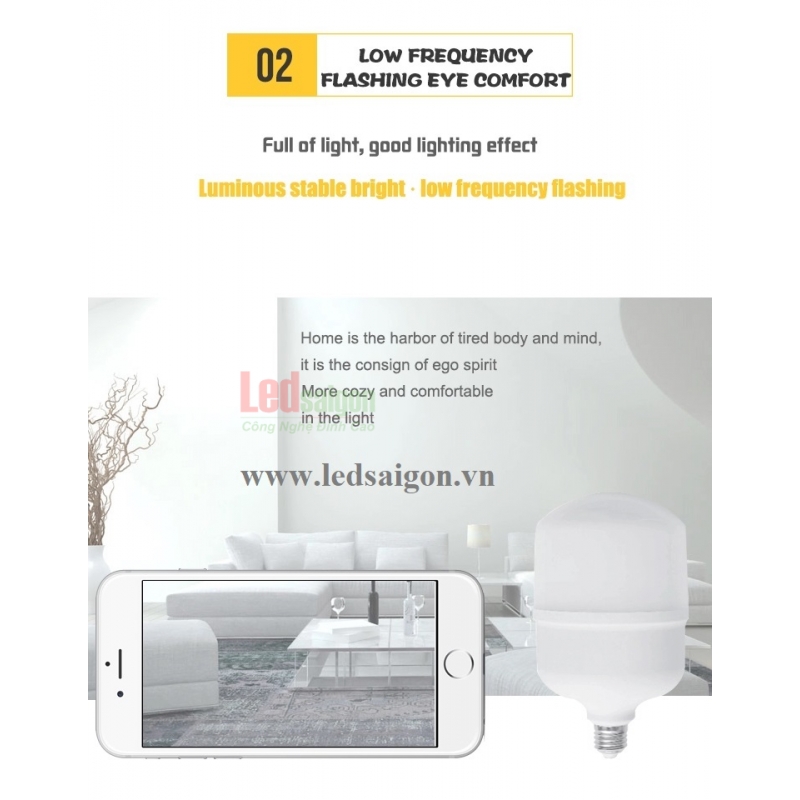 Đèn Led Búp Trụ Southernstar 40W