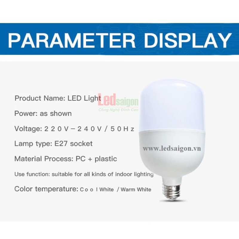 Đèn Led Búp Trụ Newstar 20W
