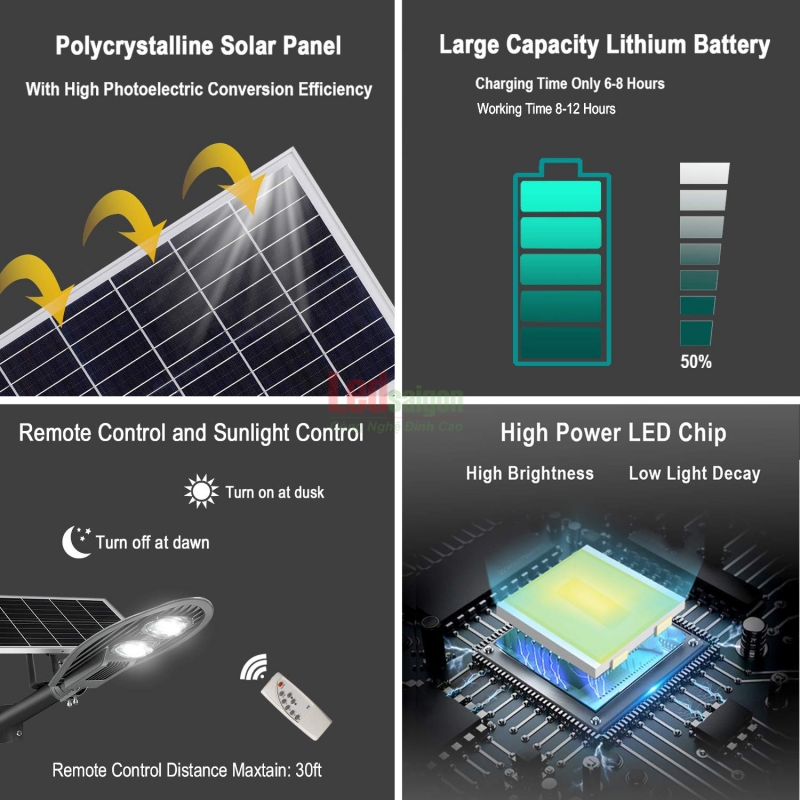 ĐÈN ĐƯỜNG CHIẾC LÁ NLMT 100W
