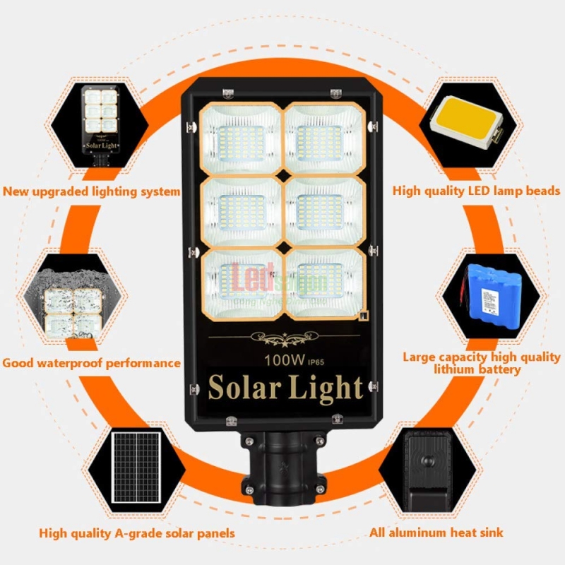 ĐÈN ĐƯỜNG NLMT 100W