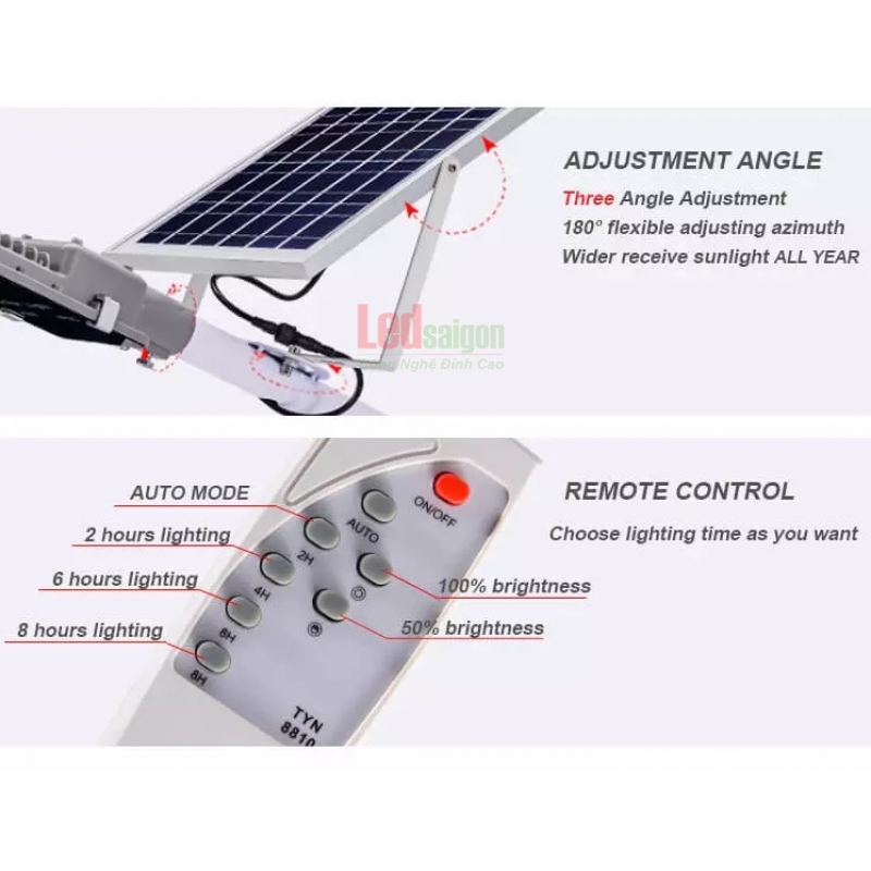 ĐÈN ĐƯỜNG NLMT 200W