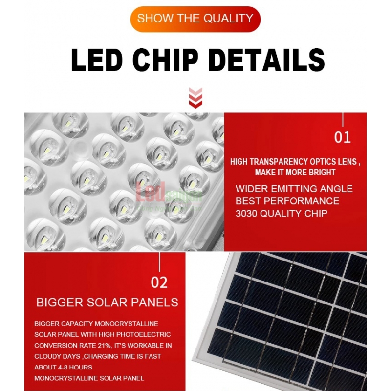 ĐÈN ĐƯỜNG NLMT 500W CAO CẤP