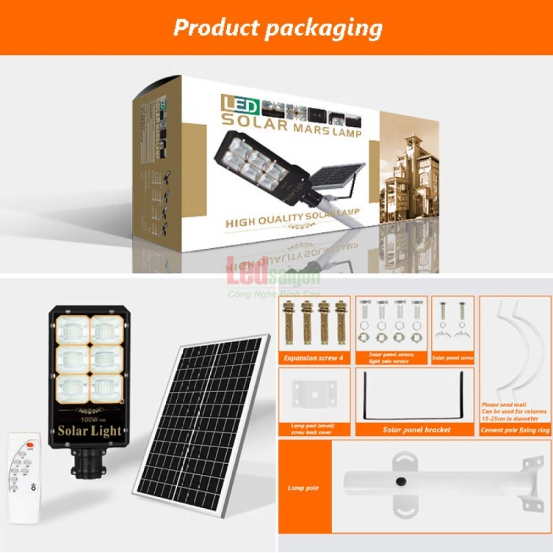 ĐÈN ĐƯỜNG NLMT 60W