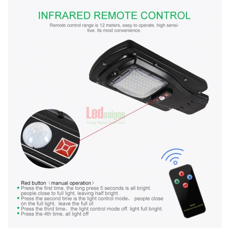Đèn đường NLMT 30W JD-1930