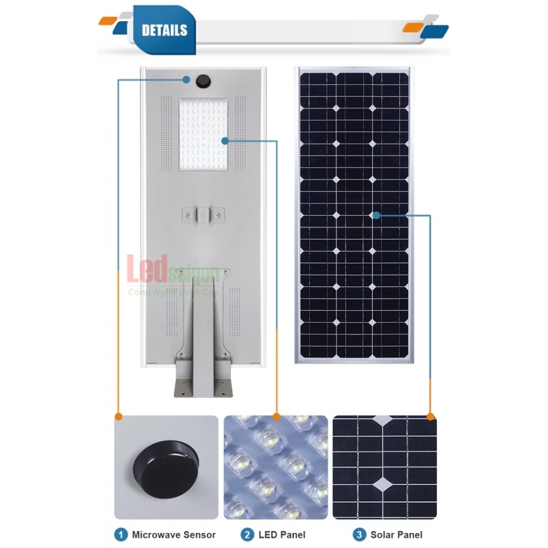 ĐÈN ĐƯỜNG NLMT LIỀN THỂ 30W