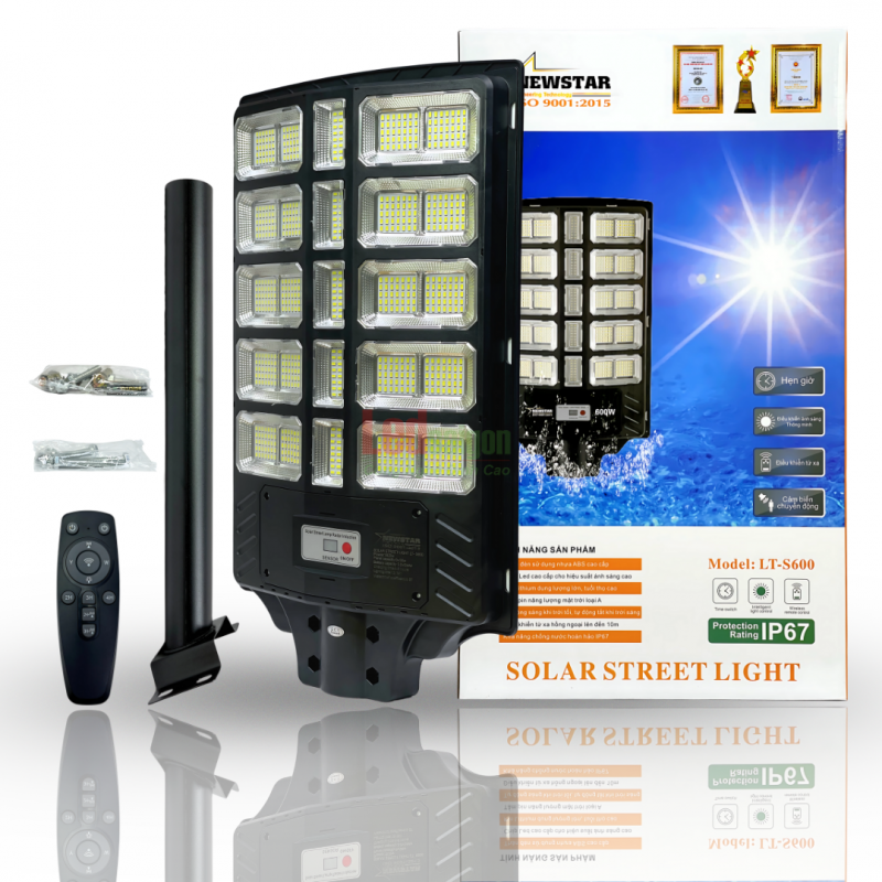 ĐÈN ĐƯỜNG NLMT LIỀN THỂ  LT-S600W