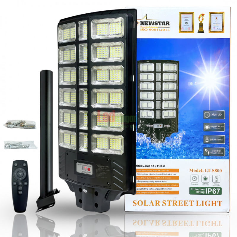 ĐÈN ĐƯỜNG NLMT LIỀN THỂ  LT-S800W