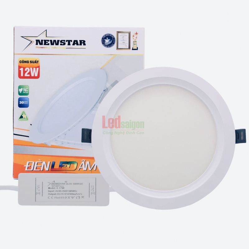 Đèn Âm Trần New star 12W 3 Màu