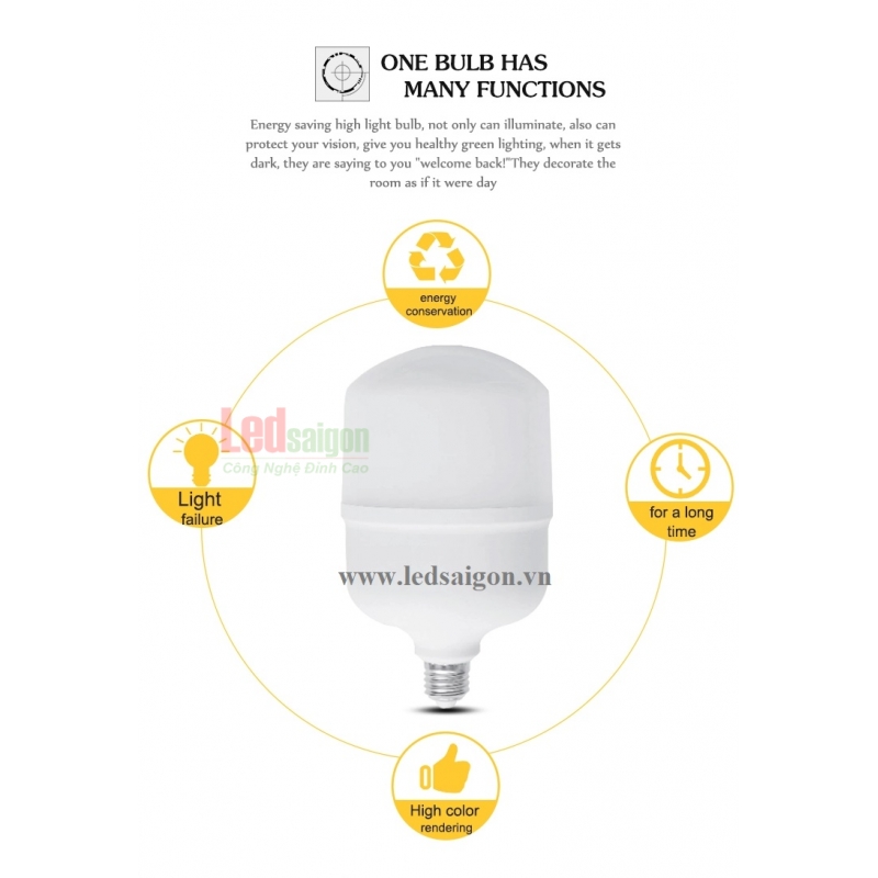 Đèn Led Búp Trụ Southernstar 40W