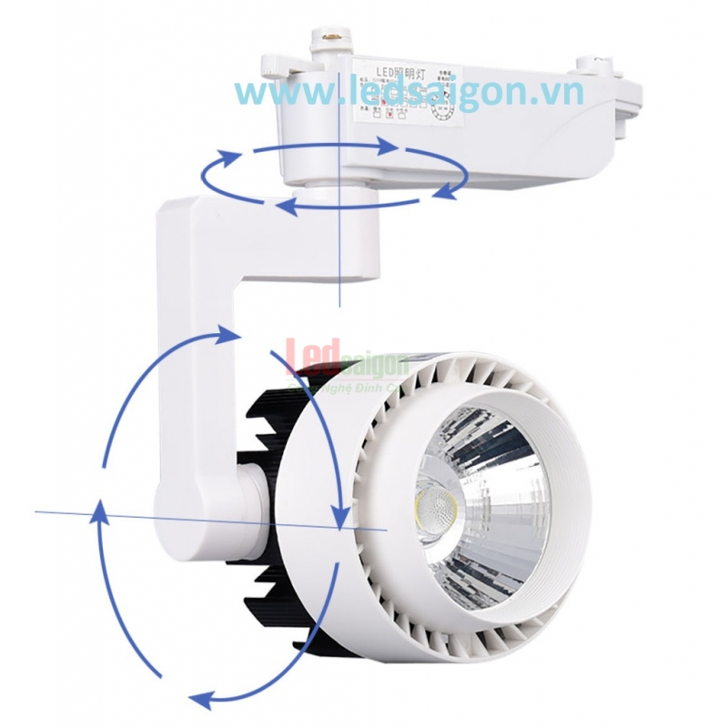 Đèn Rọi Ray COB 20W Tản Nhiệt