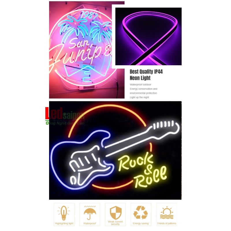 Led dây Neon Sign 100M 12V Tím