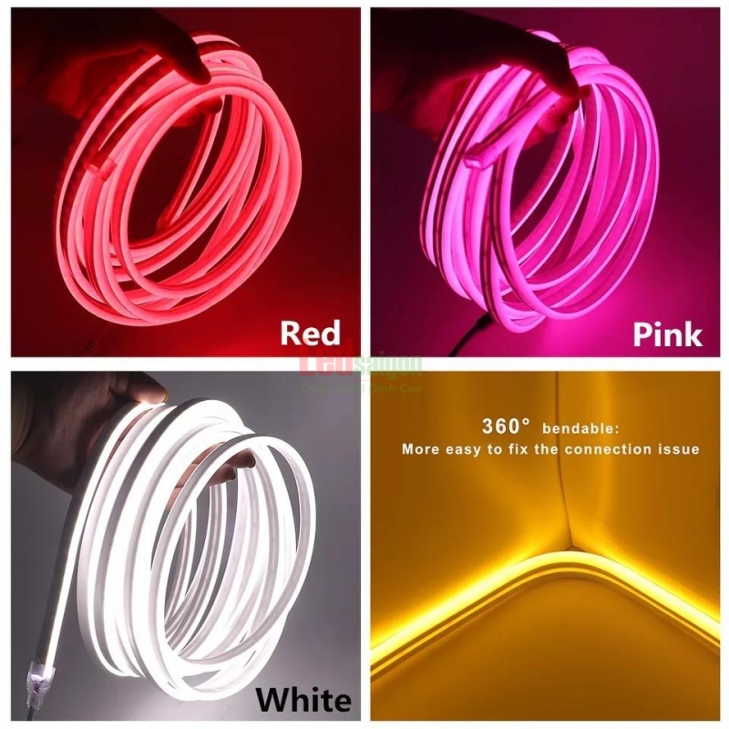 Led dây Neon Sign 100M 12V Tím