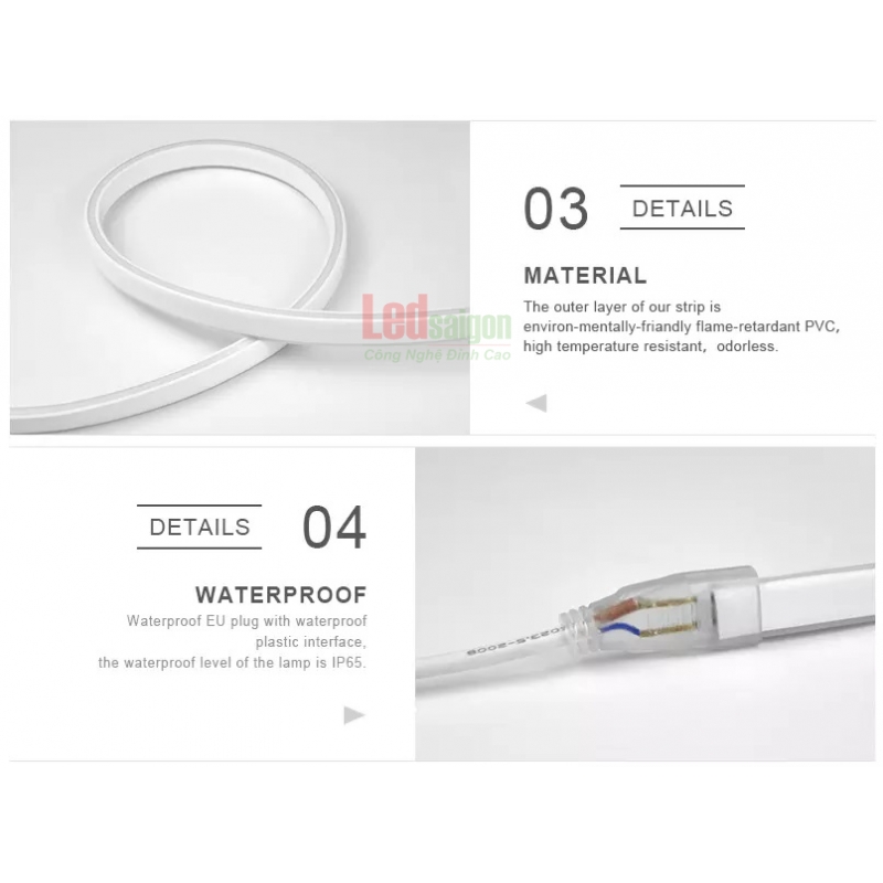 Led dây Neon Sign 100M 12V Trắng