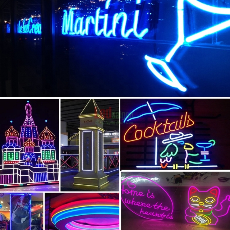Led dây Neon Sign 100M 12V Xanh Lá