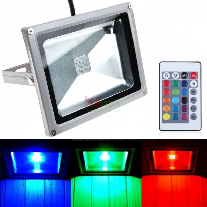 Đèn Pha Led 20W RGB