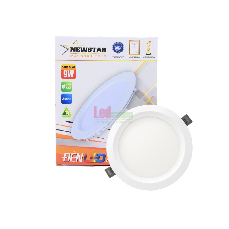 Đèn Âm Trần New star 9W 3 Màu