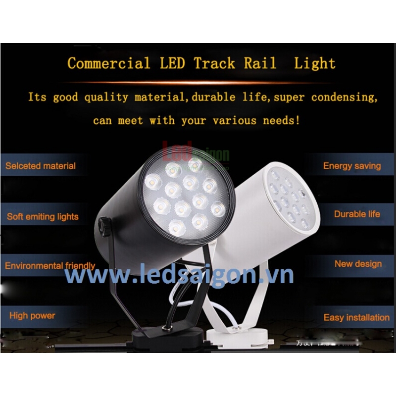 Đèn Led Thanh ray 12W
