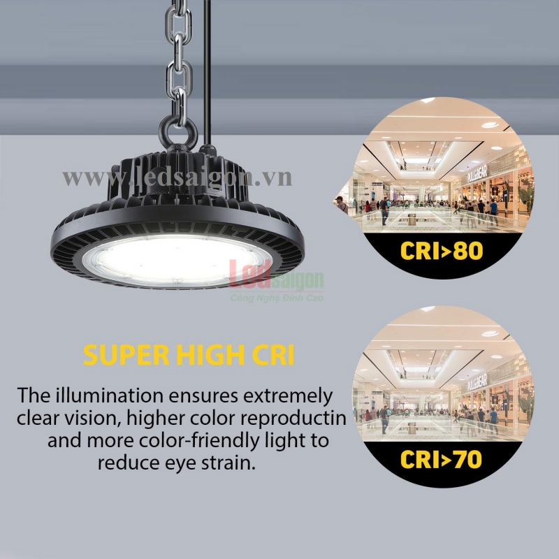 Đèn Led UFO Highbay 100W