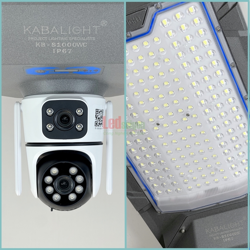 ĐÈN ĐƯỜNG NLMT CAMERA KB-S1000WC