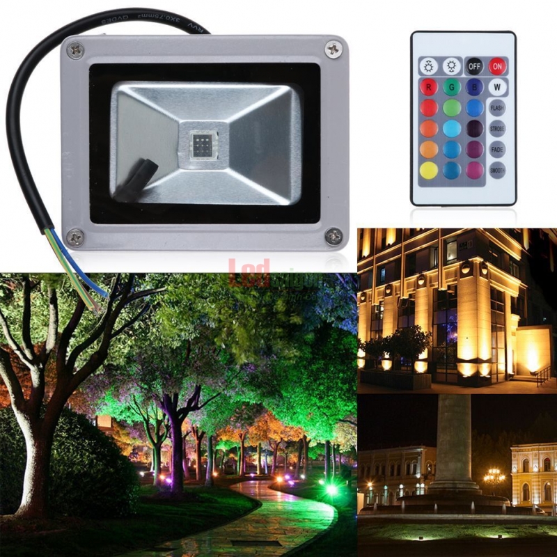 Đèn Pha Led 20W RGB