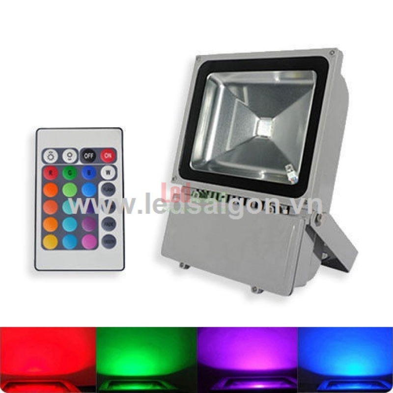 Đèn Pha Led 50W RGB
