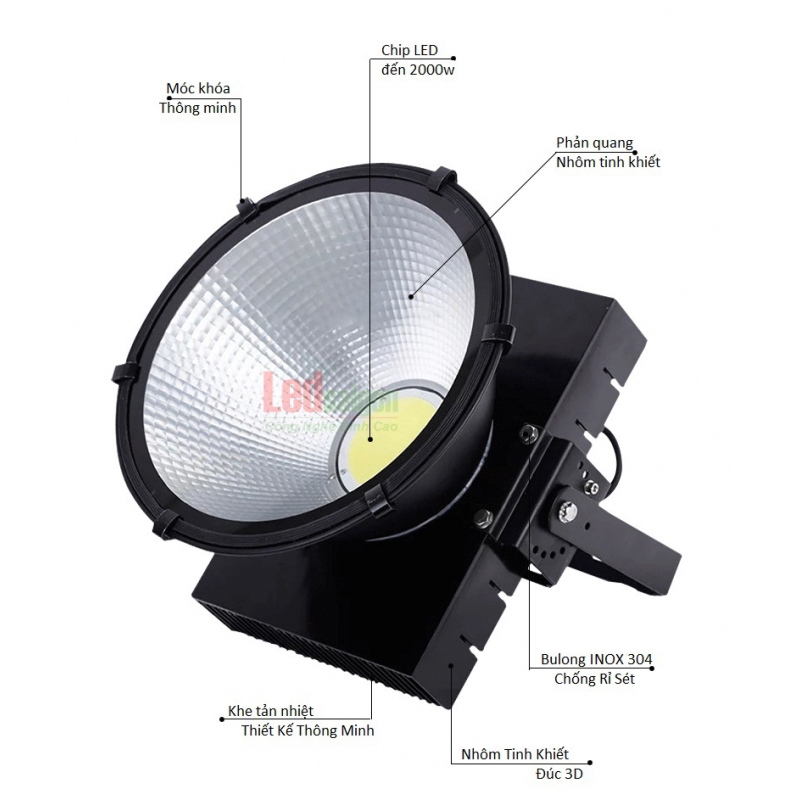 ĐÈN PHA LED CẨU THÁP 200W