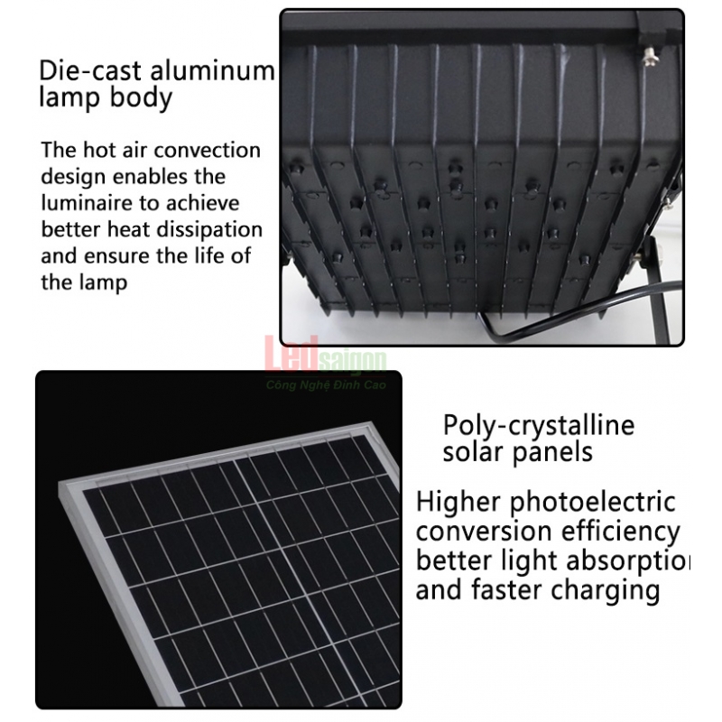ĐÈN PHA LED NLMT 60W 3 CHẾ ĐỘ