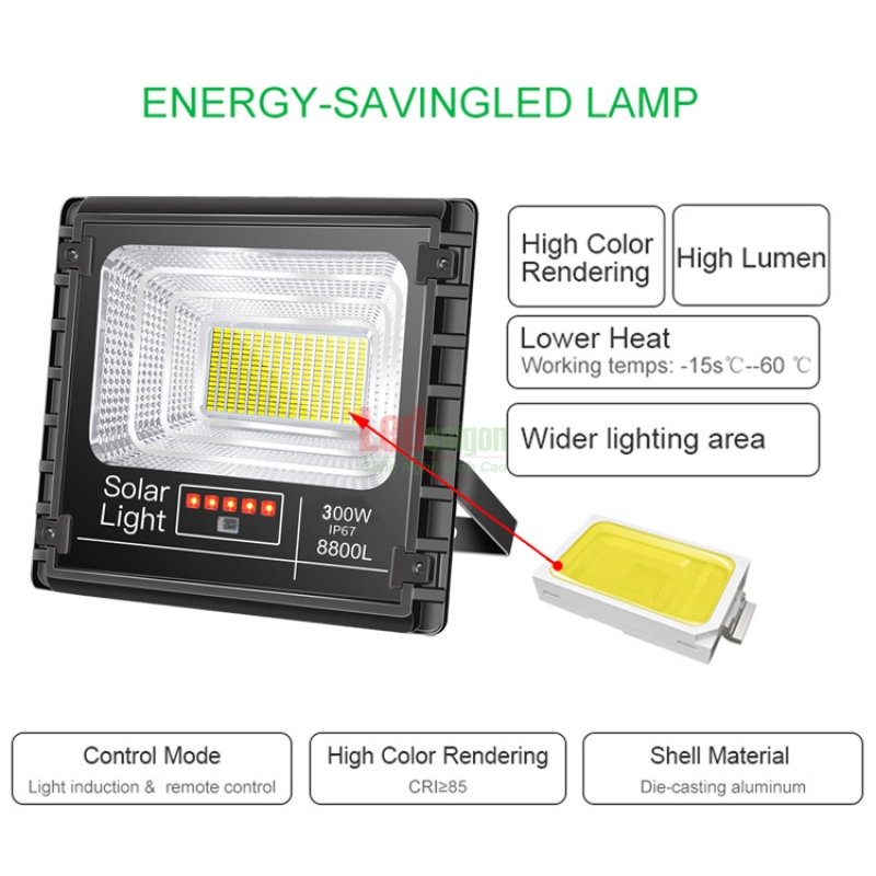 ĐÈN PHA NLMT  300W JD-8300L