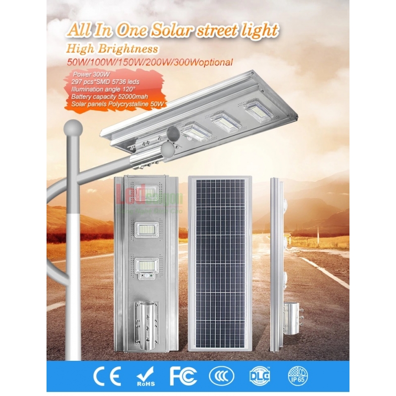 ĐÈN ĐƯỜNG NLMT 300W JD-A300