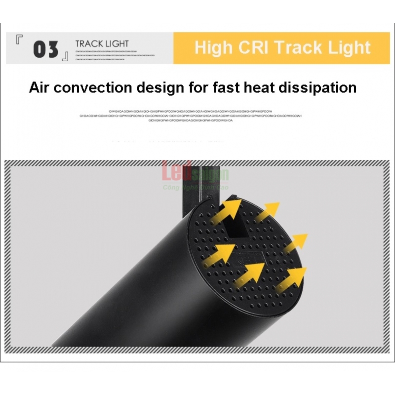 ĐÈN RỌI RAY NAM CHÂM 15W
