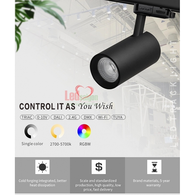 ĐÈN RỌI RAY NAM CHÂM 16W