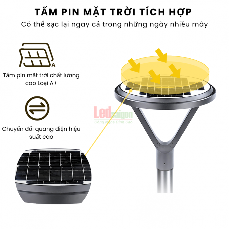 ĐÈN SÂN VƯỜN NLMT LSG-2705