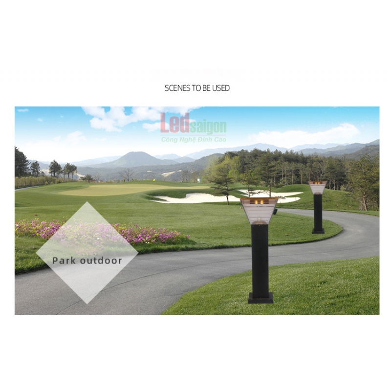 ĐÈN SÂN VƯỜN NLMT D600