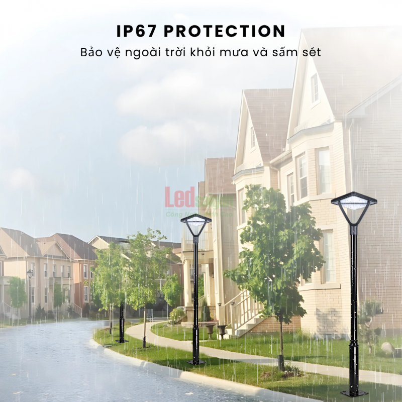 ĐÈN SÂN VƯỜN NLMT LSG-2403