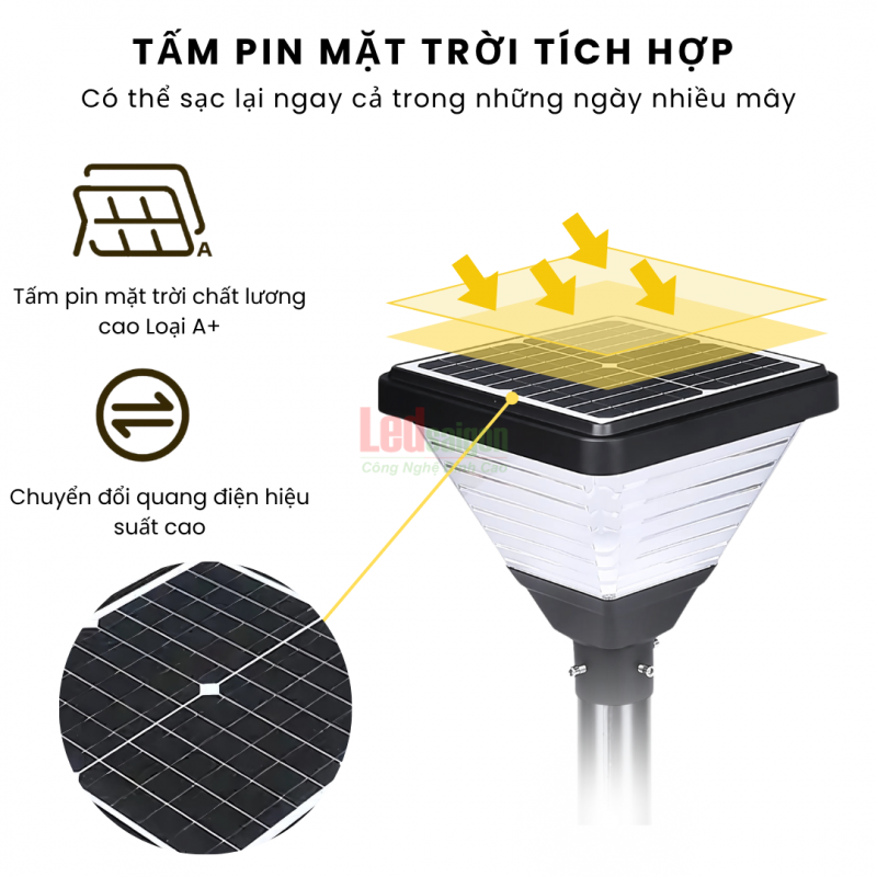 ĐÈN SÂN VƯỜN NLMT LSG-001