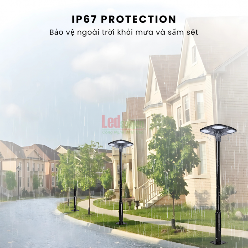 ĐÈN SÂN VƯỜN NLMT LSG-0805