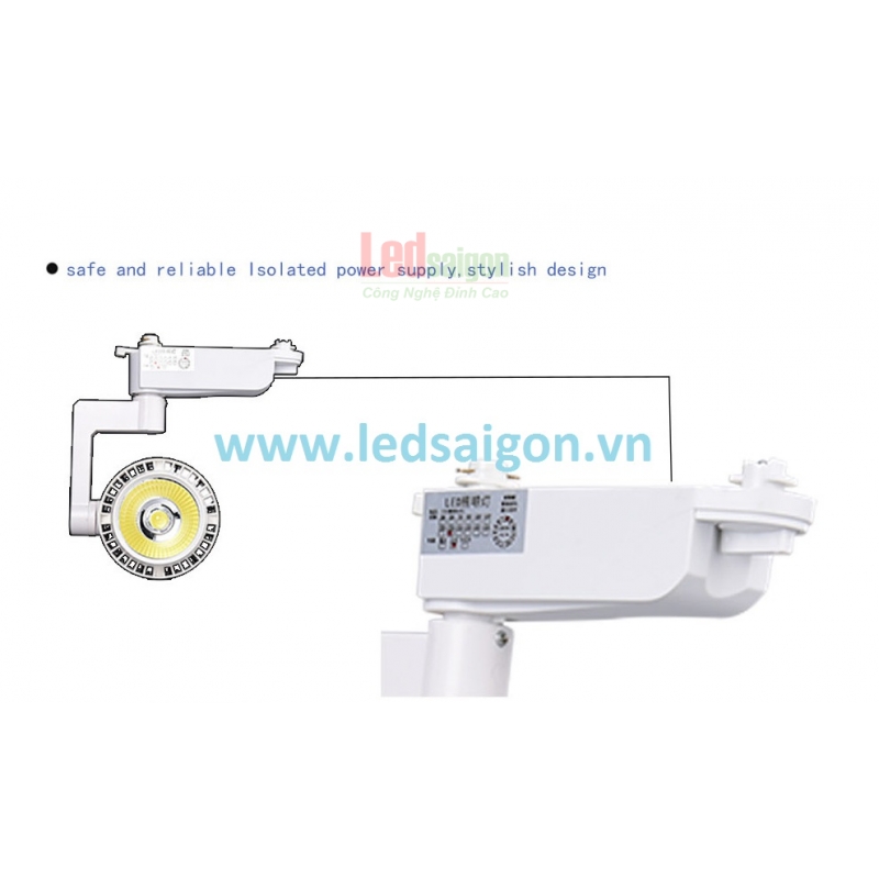 Đèn Rọi Ray COB 20W Tản Nhiệt